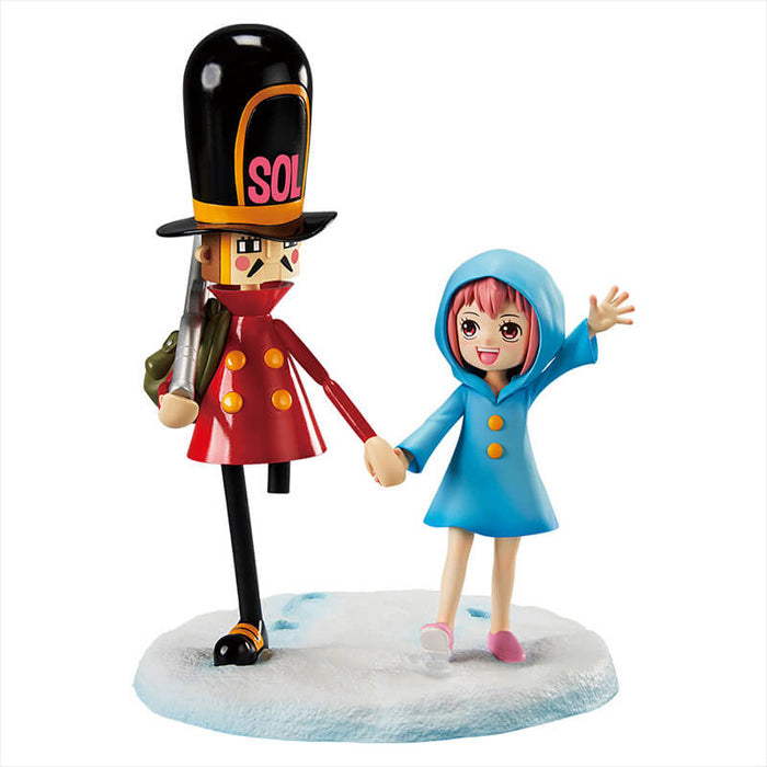 ICHIBAN KUJI ONE PIECE REVIBLE MOMENT II - FIGURINE KYROS & REBECCA LOT D JAPANDCO 4c