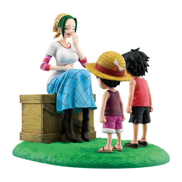 ICHIBAN KUJI ONE PIECE ROAD TO DAWN &#8211; FIGURINE LUFFY &#038; ACE &#038; MAKINO LAST ONE JAPANDCO 4