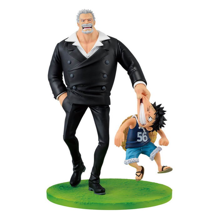 ICHIBAN KUJI ONE PIECE ROAD TO DAWN &#8211; FIGURINE LUFFY &#038; GARP LOT B JAPANDCO 4