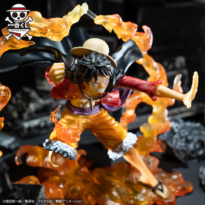 ICHIBAN KUJI ONE PIECE TAKUMI GENEALOGY DUEL MEMORY - FIGURINE MONKEY D.LUFFY LOT A JAPANDCO 4c