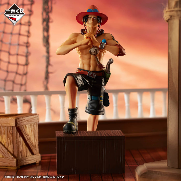 ICHIBAN KUJI ONE PIECE WHITEBEARD PIRATES FATHER AND SONS &#8211; FIGURINE PORTGAS D. ACE LOT C JAPANDCO 2