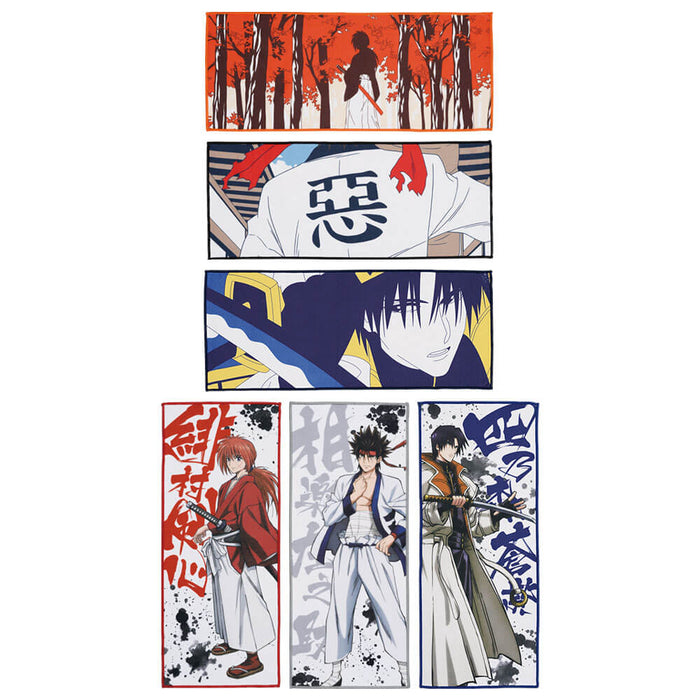 ICHIBAN KUJI RUROUNI KENSHIN MEIJI SWORDSMAN ROMANTIC STORY &#8211; TOWEL FULL SET LOT F JAPANDCO 3