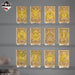 ICHIBAN KUJI SAINT SEIYA GOLD SAINT EDITION &#8211; ACRYLIC STAND FULL SET LOT E JAPANDCO 2