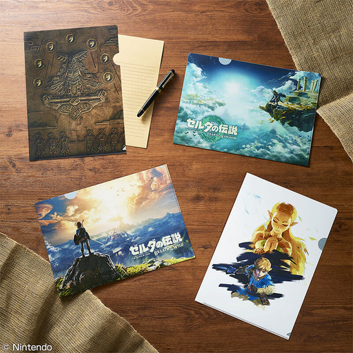 ICHIBAN KUJI THE LEGEND OF ZELDA TEARS OF THE KINGDOM - CLEAR FILE FULL SET LOT E JAPANDCO 1c