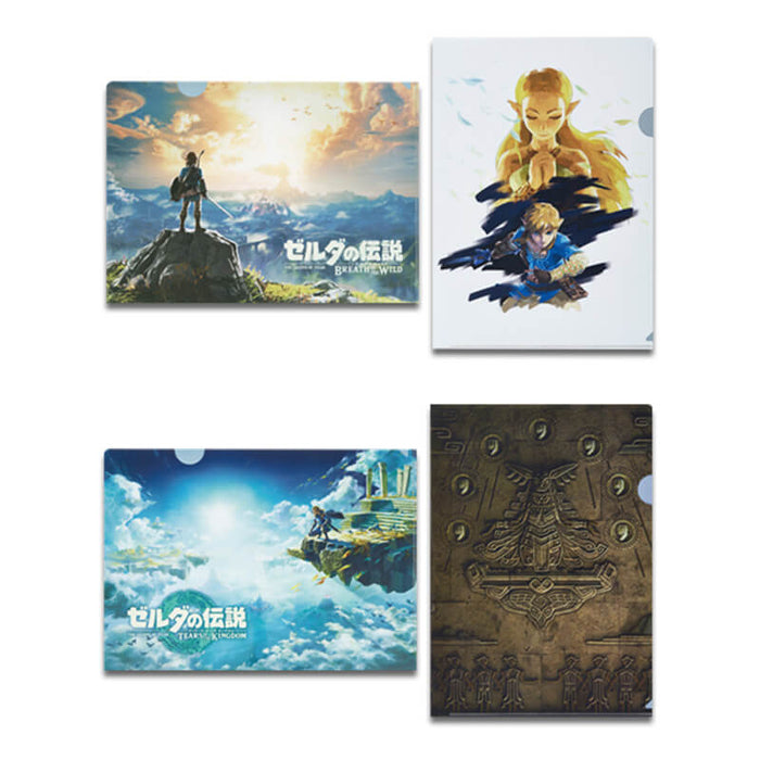 ICHIBAN KUJI THE LEGEND OF ZELDA TEARS OF THE KINGDOM - CLEAR FILE FULL SET LOT E JAPANDCO 3c