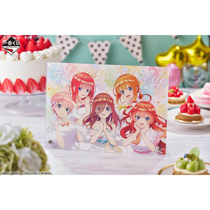 ICHIBAN KUJI THE QUINTESSENTIAL QUINTUPLETS CELEBRATION &#8211; ACRYLIC BOARD LAST ONE JAPANDCO 2