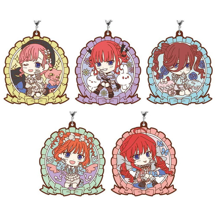 ICHIBAN KUJI THE QUINTESSENTIAL QUINTUPLETS TIME FOR JUST THE TWO OF US &#8211; RUBBER CHARM FULL SET LOT I JAPANDCO 3