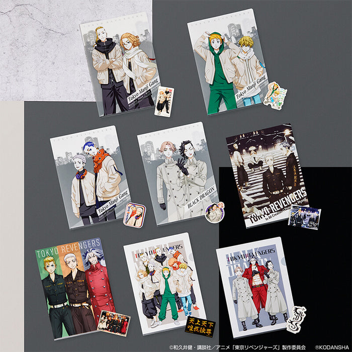 ICHIBAN KUJI TOKYO REVENGERS HOLY NIGHT BATTLE - CLEAR FILE + STIKERS FULL SET LOT G JAPANDCO 2c