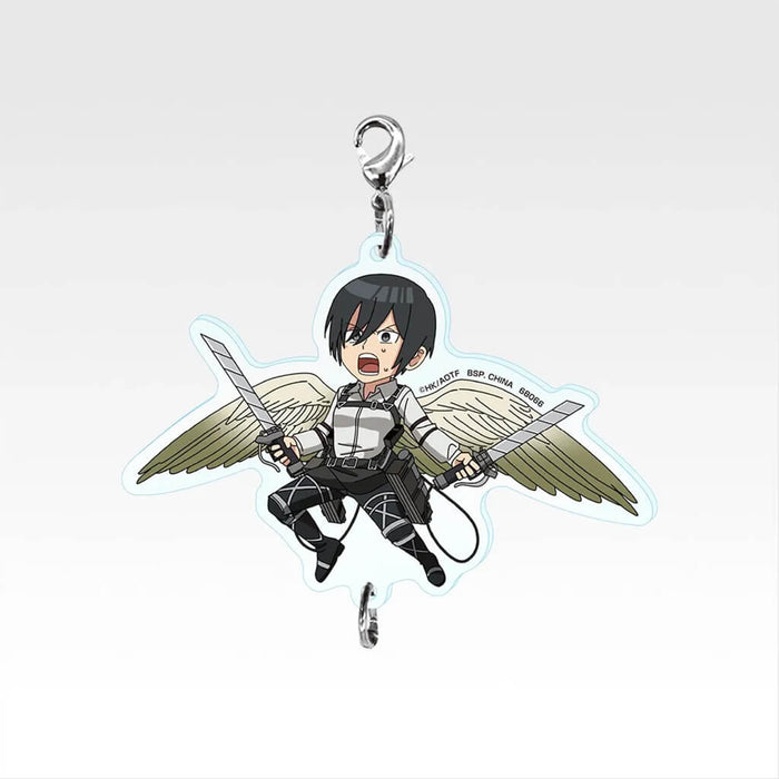 ICHIBAN KUJI ATTACK ON TITAN EACH PERSON'S RESOLVE - CONNECTABLE ACRYLIC CHARM FULL SET LOT F