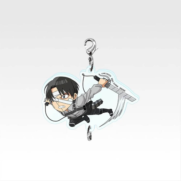 ICHIBAN KUJI ATTACK ON TITAN EACH PERSON'S RESOLVE - CONNECTABLE ACRYLIC CHARM FULL SET LOT F