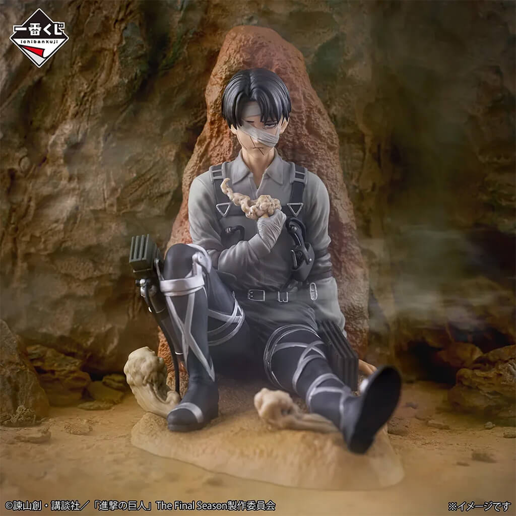 ICHIBAN KUJI ATTACK ON TITAN EACH PERSON'S RESOLVE - FIGURA LEVI ACKERMAN LOT C