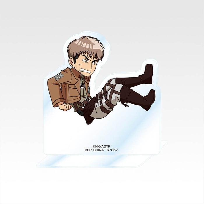 Lote completo de soportes acrílicos Ichiban Kuji Ataque a los Titanes: Derrota al Titán Bestia H