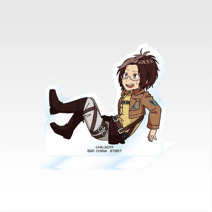 Lote completo de soportes acrílicos Ichiban Kuji Ataque a los Titanes: Derrota al Titán Bestia H