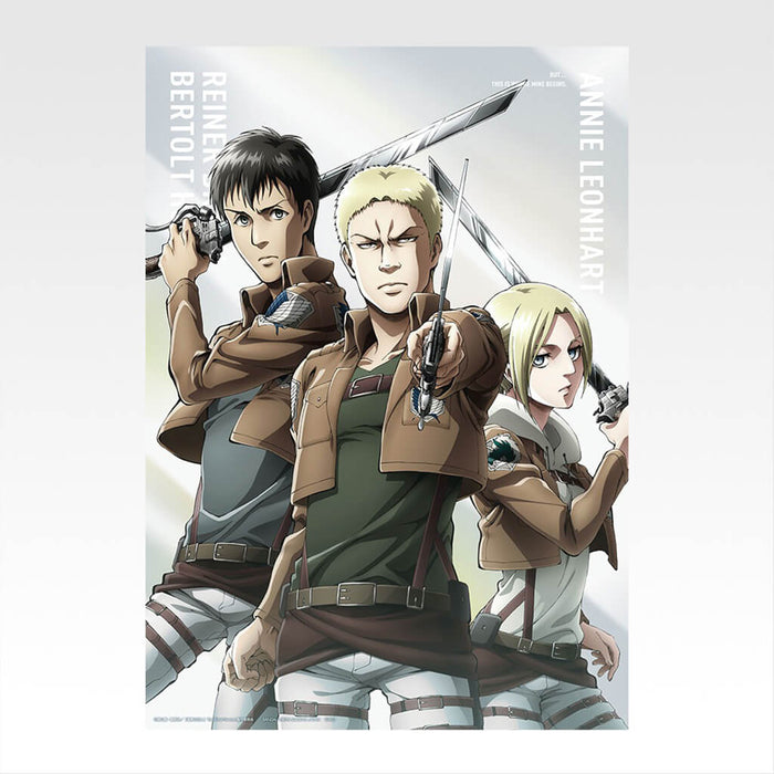 ICHIBAN KUJI ATAQUE A LOS TITANES: DERROTA AL TITÁN BESTIA - LOTE COMPLETO DE PÓSTERES TRANSPARENTES