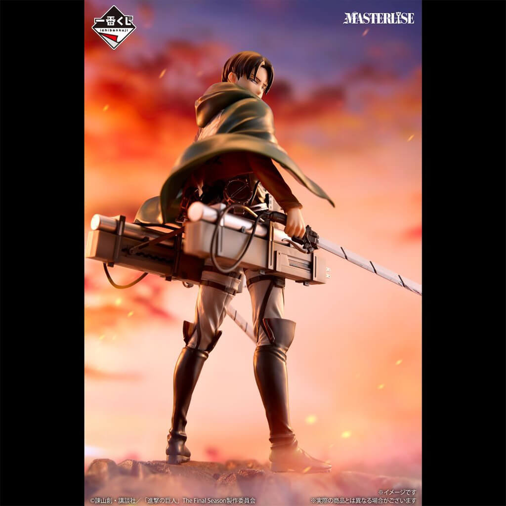 ICHIBAN KUJI ATTACK ON TITAN TAKE DOWN THE BEAST TITAN - FIGURA LEVI LOT B