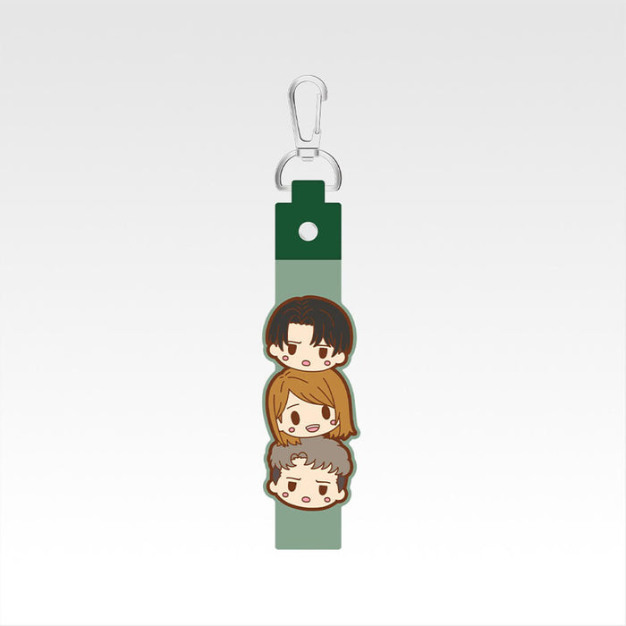 Lote completo de llaveros Pokotto de Ichiban Kuji: Ataque a los Titanes: Derrota al Titán Bestia