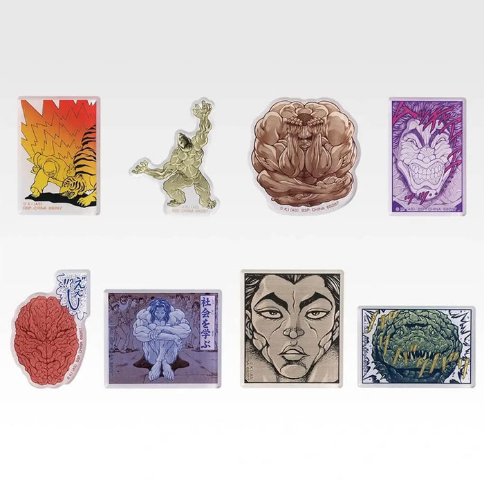 ICHIBAN KUJI BAKI THE GREAT HEARTBEAT - ACRYLIC MAGNET FULL SET LOT I