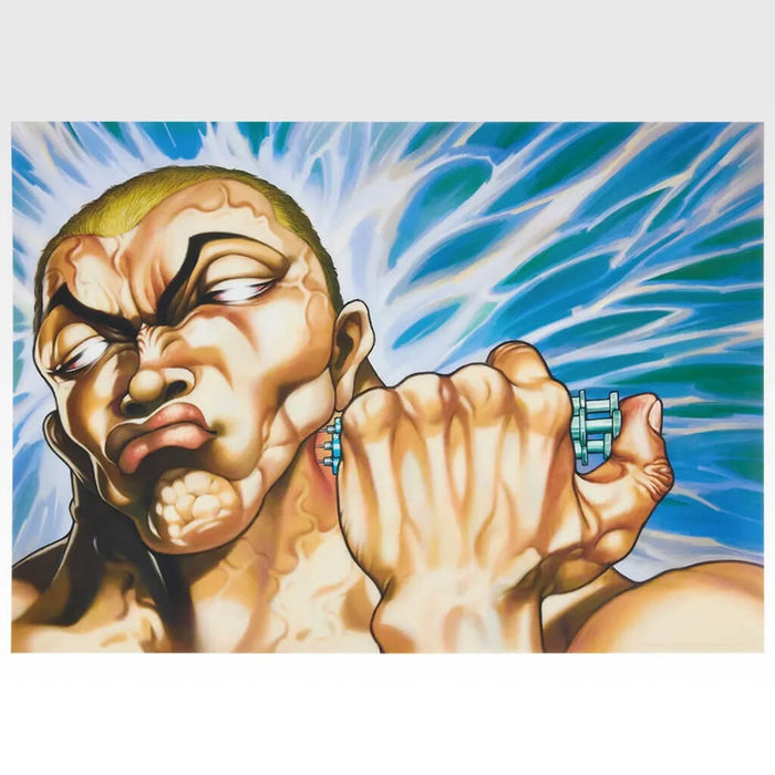 ICHIBAN KUJI BAKI THE GREAT HEARTBEAT - CLEAR POSTER FULL SET LOT F