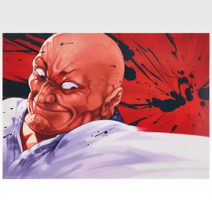 ICHIBAN KUJI BAKI THE GREAT HEARTBEAT - CLEAR POSTER FULL SET LOT F