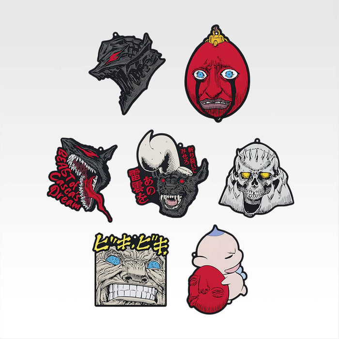 ICHIBAN KUJI BERSERK VOW OF COUNTERATTACK - RUBBER COASTER FULL SET LOT G