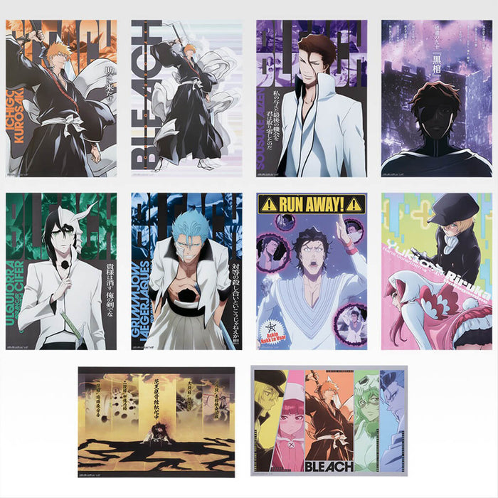 ICHIBAN KUJI BLEACH STRIRRING SOULS VOL.3 - CLEAR POSTER FULL SET LOT F