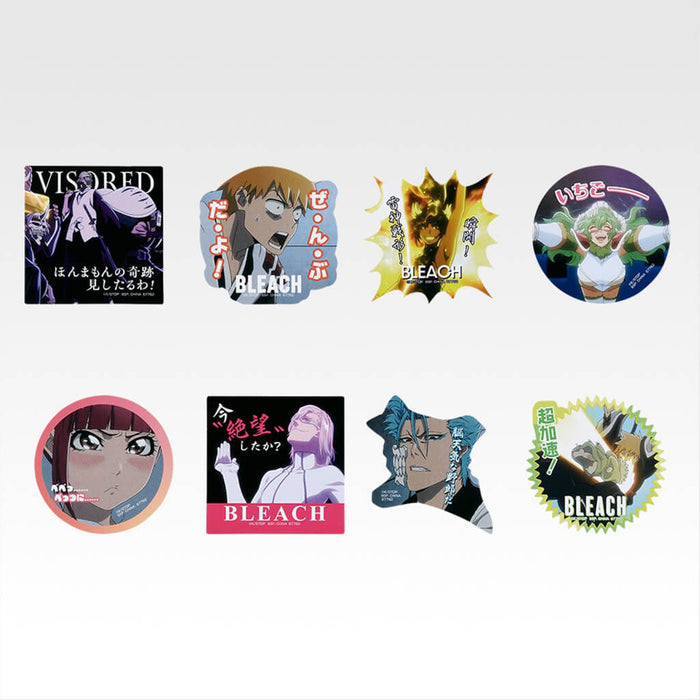 ICHIBAN KUJI BLEACH STRIRRING SOULS VOL.3 - LOTE COMPLETO DE PEGATINAS H