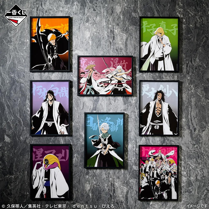 ICHIBAN KUJI BLEACH STIRRING SOULS VOL.4 - CLEAR POSTER FULL SET LOT G
