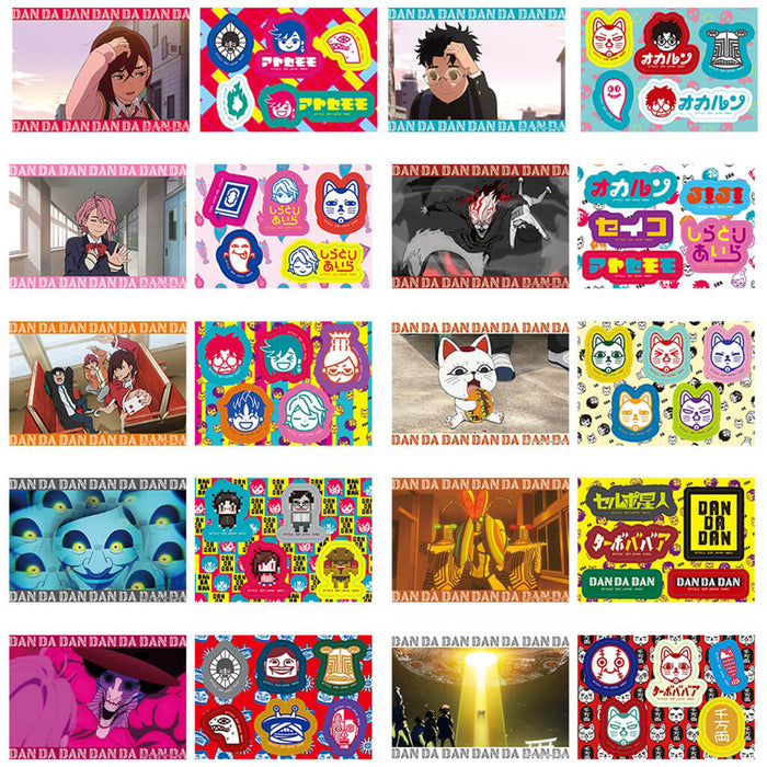 ICHIBAN KUJI DANDADAN INTO THE CURSED HOUSE! - STICKERS FULL SET LOT F