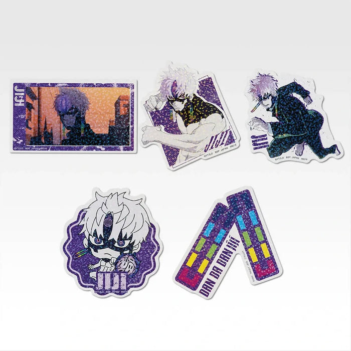ICHIBAN KUJI DANDADAN THE MUSIC ROOM DANCE PARTY BEGINS! - HOLOGRAM STICKER FULL SET LOT F