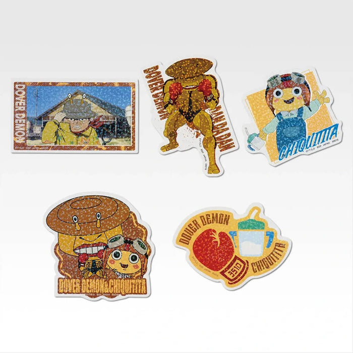 ICHIBAN KUJI DANDADAN THE MUSIC ROOM DANCE PARTY BEGINS! - HOLOGRAM STICKER FULL SET LOT F