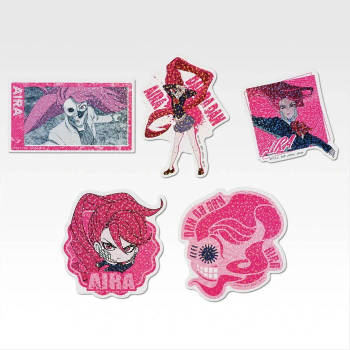 ICHIBAN KUJI DANDADAN THE MUSIC ROOM DANCE PARTY BEGINS! - HOLOGRAM STICKER FULL SET LOT F