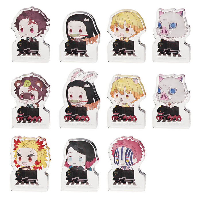 ICHIBAN KUJI DEMON SLAYER BURN YOUR HEART - ACRYLIC STAND (MUGEN TRAIN VER.) FULL SET LOT E