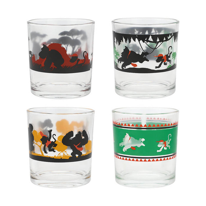 ICHIBAN KUJI DONKEY KONG - GLASS ILLUSTRATION FULL SET LOT E