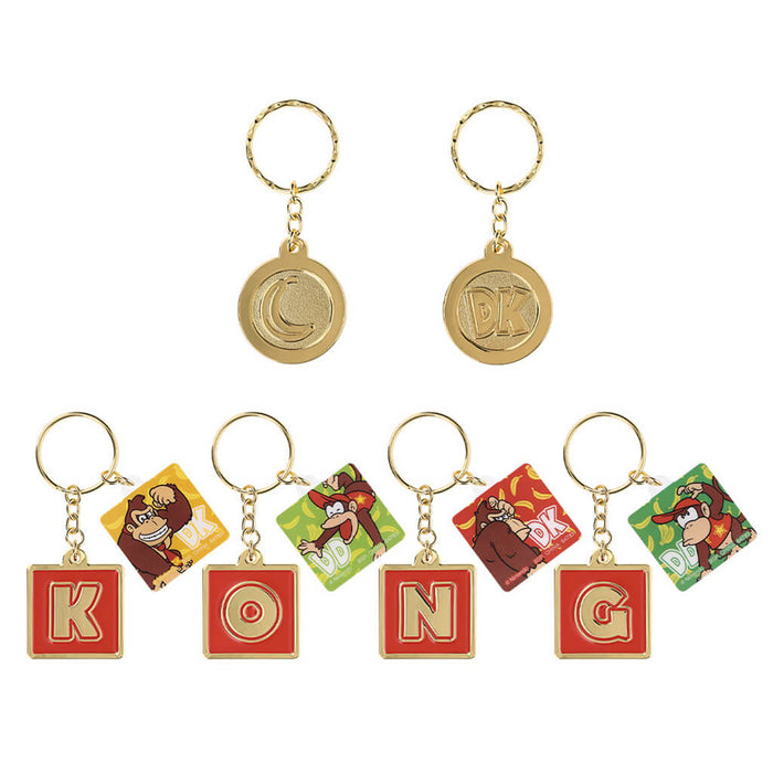 ICHIBAN KUJI DONKEY KONG - METAL CHARM FULL SET LOT G