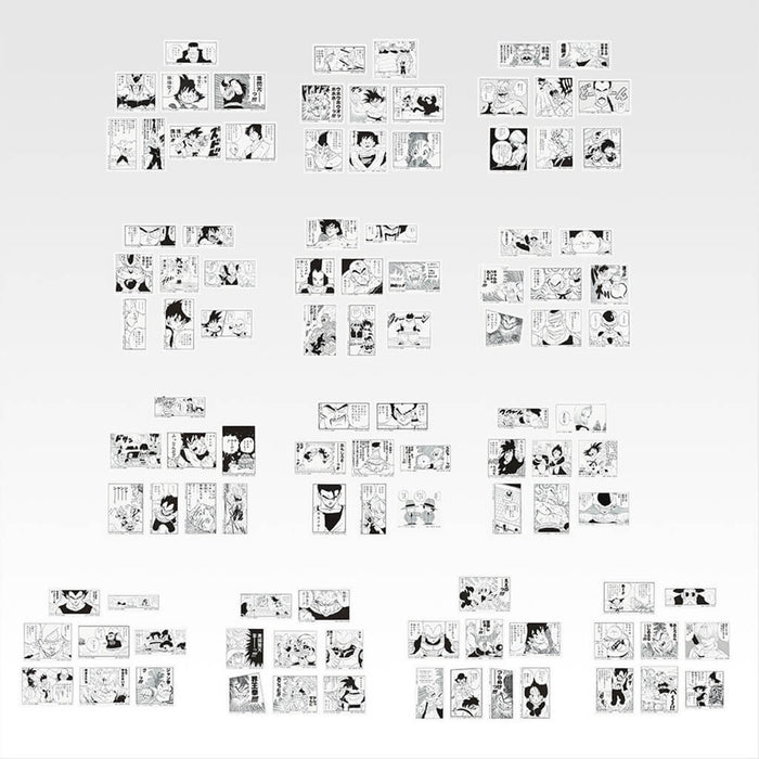 ICHIBAN KUJI DRAGON BALL 40.ª PARTE 1 - COLECCIÓN COMPLETA DE PEGATINAS DE MARCO I