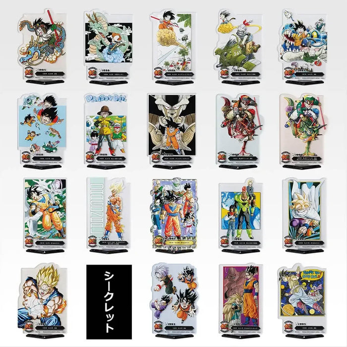 ICHIBAN KUJI DRAGON BALL 40th PART 2 - ACRYLIC STAND FULL SET LOT F