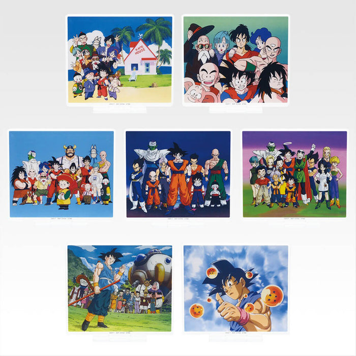 ICHIBAN KUJI DRAGON BALL DRAGONBALL SNAP COLLECTION 2 - ACRYLIC STAND FULL SET LOT E