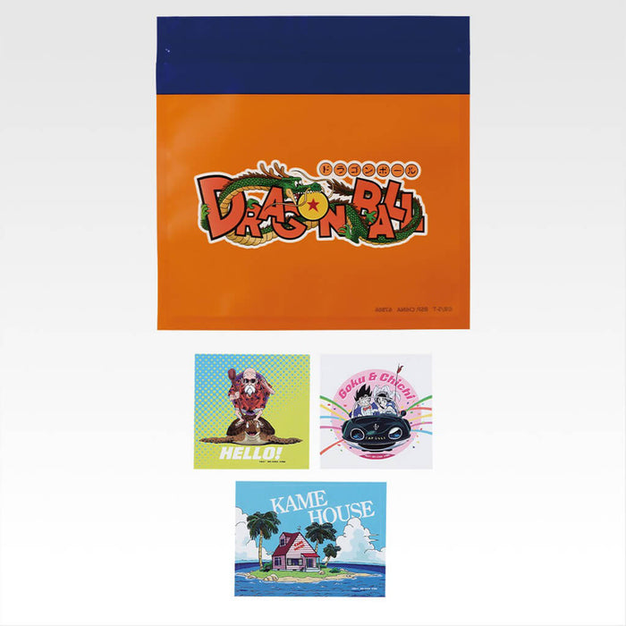 ICHIBAN KUJI DRAGON BALL DRAGONBALL SNAP COLLECTION 2 - ZIPPER BAG & STICKER FULL SET LOT I
