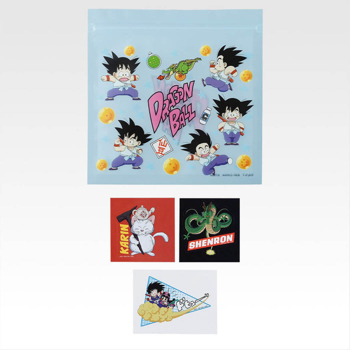 ICHIBAN KUJI DRAGON BALL DRAGONBALL SNAP COLLECTION 2 - ZIPPER BAG & STICKER FULL SET LOT I