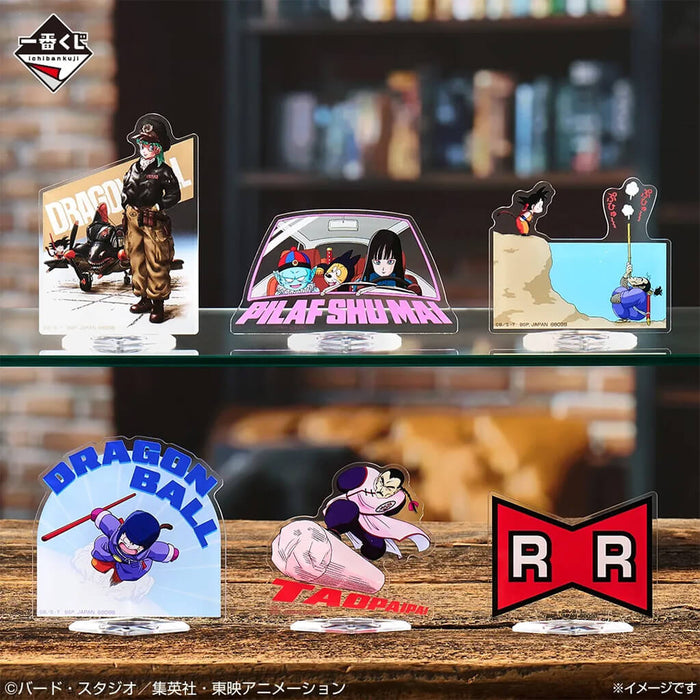 ICHIBAN KUJI DRAGON BALL EX SHOWDOWN! RED RIBBON ARMY - ACRYLIC STAND FULL SET LOT F