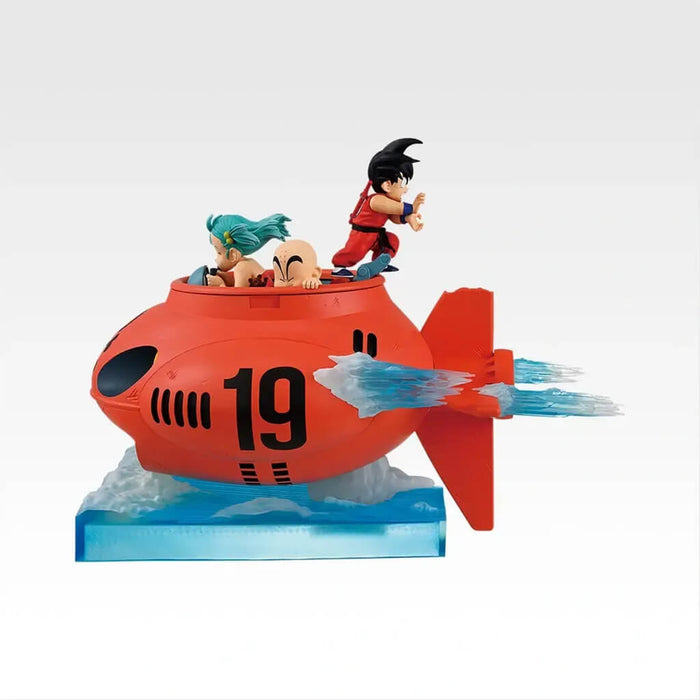 ICHIBAN KUJI DRAGON BALL EX SHOWDOWN! RED RIBBON ARMY - FIGURA SON GOKU, BULMA & KRILLIN SUBMARINE LOT D