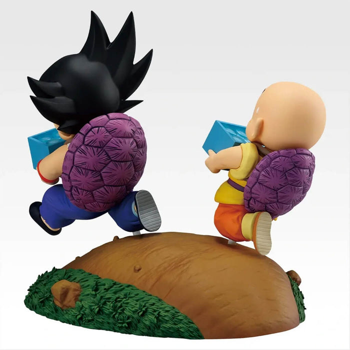 ICHIBAN KUJI DRAGON BALL FANTASTIC ADVENTURE 2 - FIGURINE SON GOKU & KRILIN MILK DELIVERY LOT A