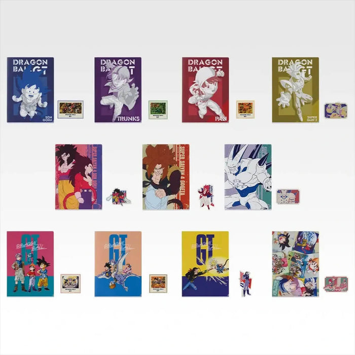 ICHIBAN KUJI DRAGON BALL GT - CLEAR FILE + STICKERS FULL SET LOT I