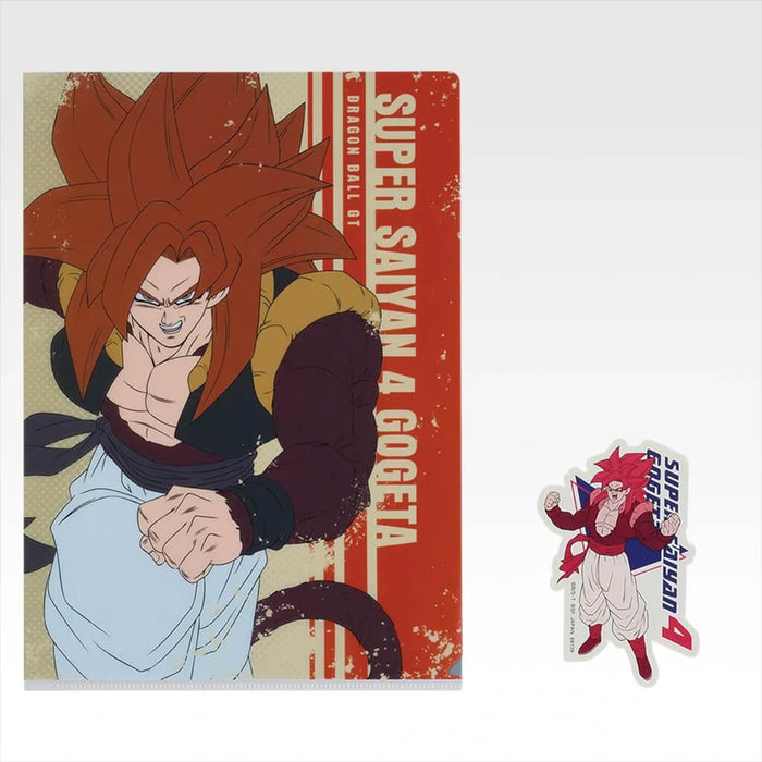 ICHIBAN KUJI DRAGON BALL GT - CLEAR FILE + STICKERS FULL SET LOT I