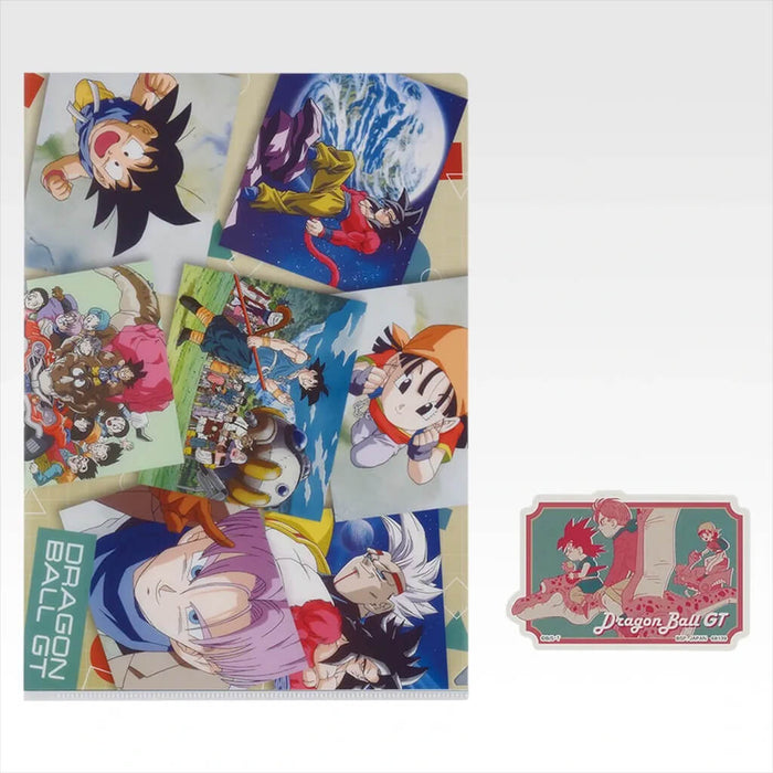 ICHIBAN KUJI DRAGON BALL GT - CLEAR FILE + STICKERS FULL SET LOT I