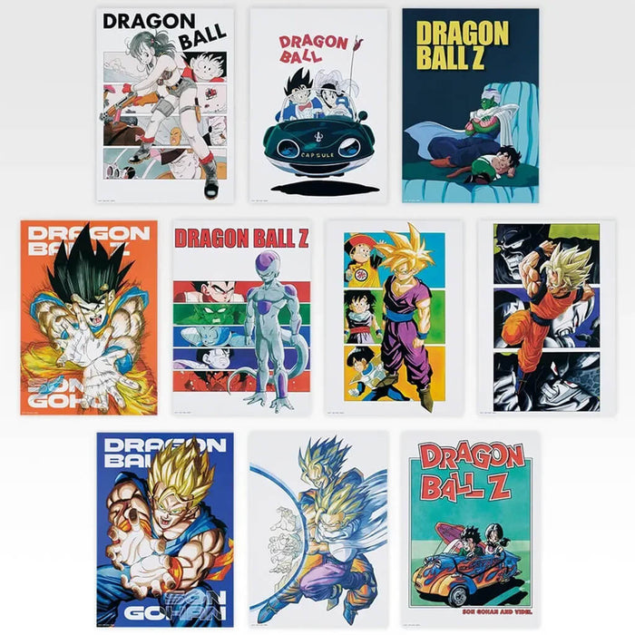 ICHIBAN KUJI DRAGON BALL SPECTACLE BATTLE - POSTER COLLECTION FULL SET LOT H