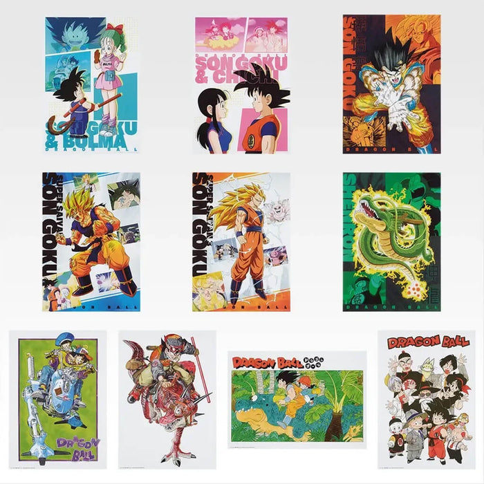 ICHIBAN KUJI DRAGON BALL THE CHRONICLE OF GOKU - CLEAR POSTER FULL SET LOT I