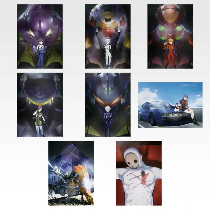 ICHIBAN KUJI EVANGELION 1.0 YOU ARE (NOT) ALONE - METALLIC POSTER FULL SET LOT G