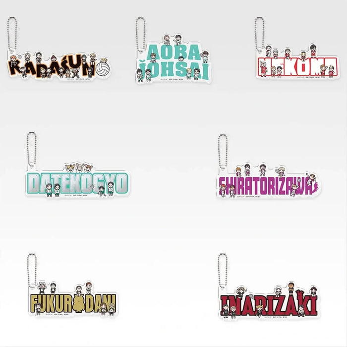 ICHIBAN KUJI HAIKYU!! KARASUNO'S FUTURE - ACRYLIC CHARM FULL SET LOT I
