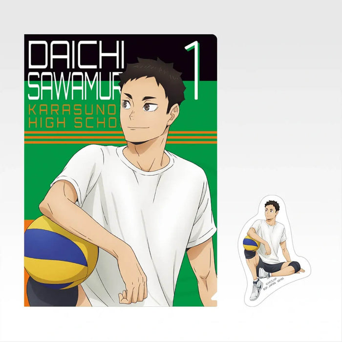 ICHIBAN KUJI HAIKYU!! KARASUNO'S FUTURE - CLEAR FILE + STICKERS FULL SET LOT J